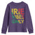 Irie Vibes Only Youth Sweatshirt Rasta Reggae Roots Flag Music - Wonder Print Shop