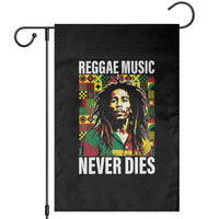 Legend Bob Garden Flag Reggae Music Never Dies Rasta - Wonder Print Shop