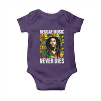 Legend Bob Baby Onesie Reggae Music Never Dies Rasta - Wonder Print Shop