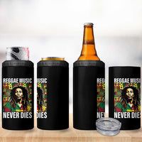 Legend Bob 4 in 1 Can Cooler Tumbler Reggae Music Never Dies Rasta - Wonder Print Shop