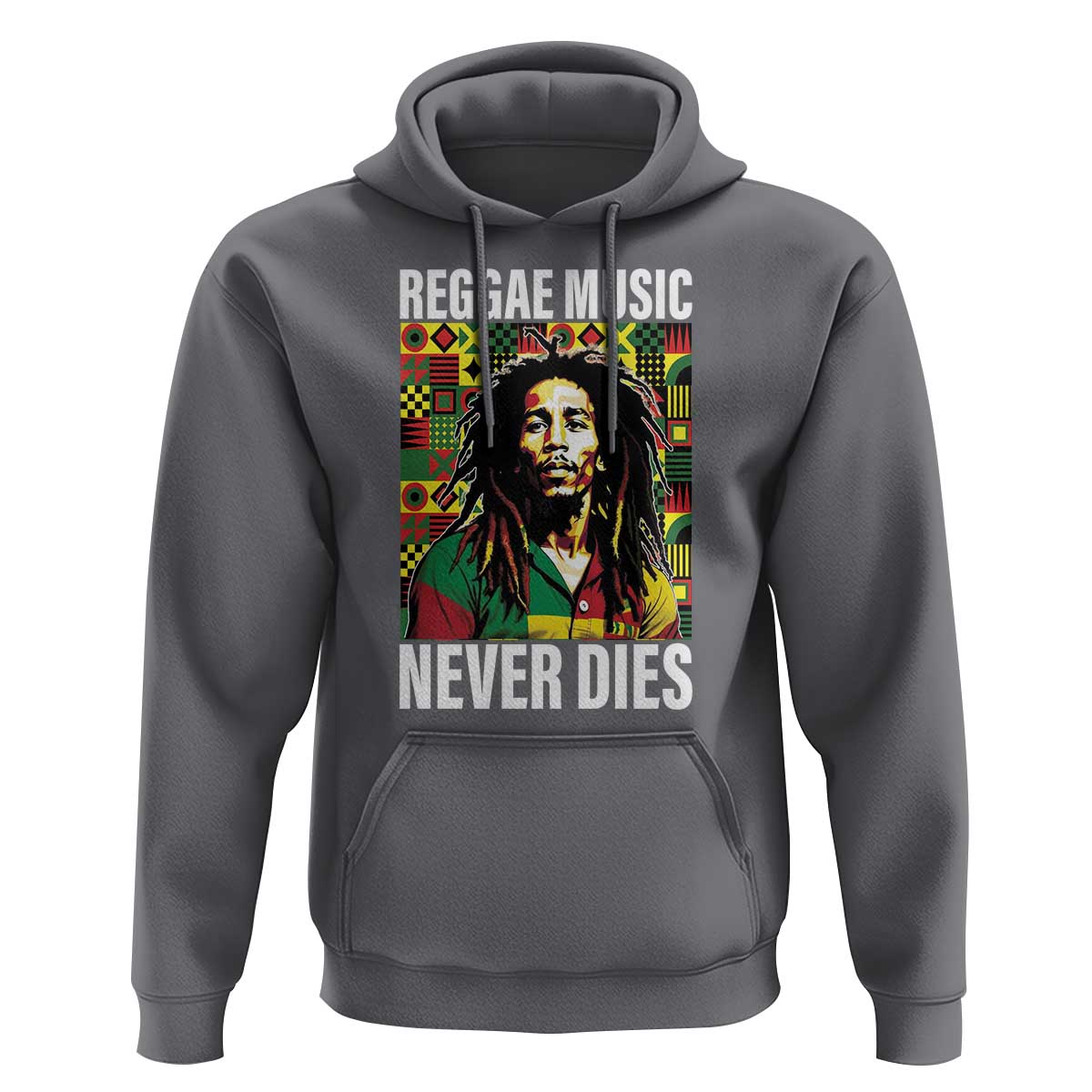 Legend Bob Hoodie Reggae Music Never Dies Rasta - Wonder Print Shop