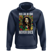 Legend Bob Hoodie Reggae Music Never Dies Rasta - Wonder Print Shop