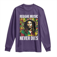 Legend Bob Long Sleeve Shirt Reggae Music Never Dies Rasta - Wonder Print Shop