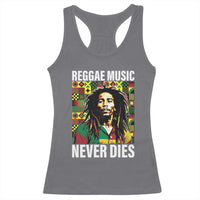 Legend Bob Racerback Tank Top Reggae Music Never Dies Rasta - Wonder Print Shop