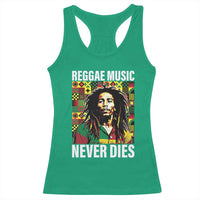 Legend Bob Racerback Tank Top Reggae Music Never Dies Rasta - Wonder Print Shop
