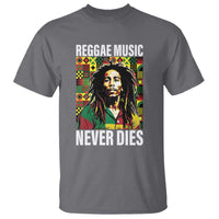 Legend Bob T Shirt Reggae Music Never Dies Rasta - Wonder Print Shop