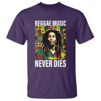Legend Bob T Shirt Reggae Music Never Dies Rasta - Wonder Print Shop