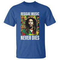 Legend Bob T Shirt Reggae Music Never Dies Rasta - Wonder Print Shop