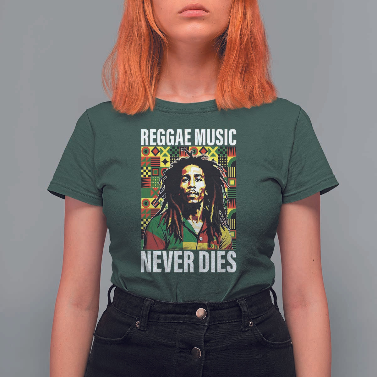 Legend Bob T Shirt For Women Reggae Music Never Dies Rasta - Wonder Print Shop