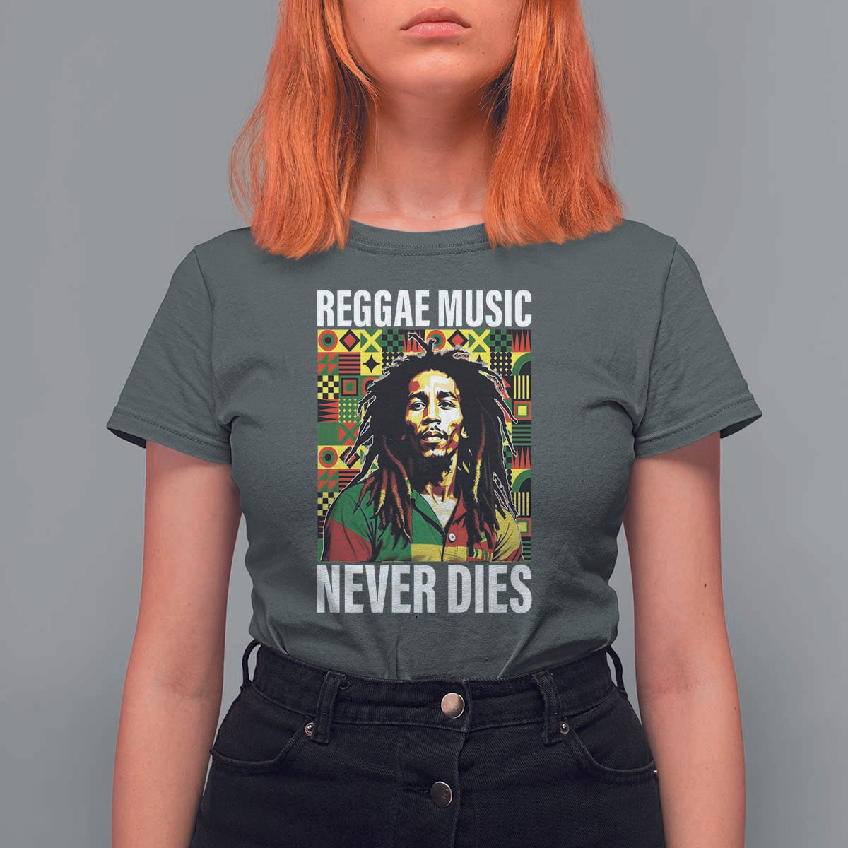 Legend Bob T Shirt For Women Reggae Music Never Dies Rasta - Wonder Print Shop