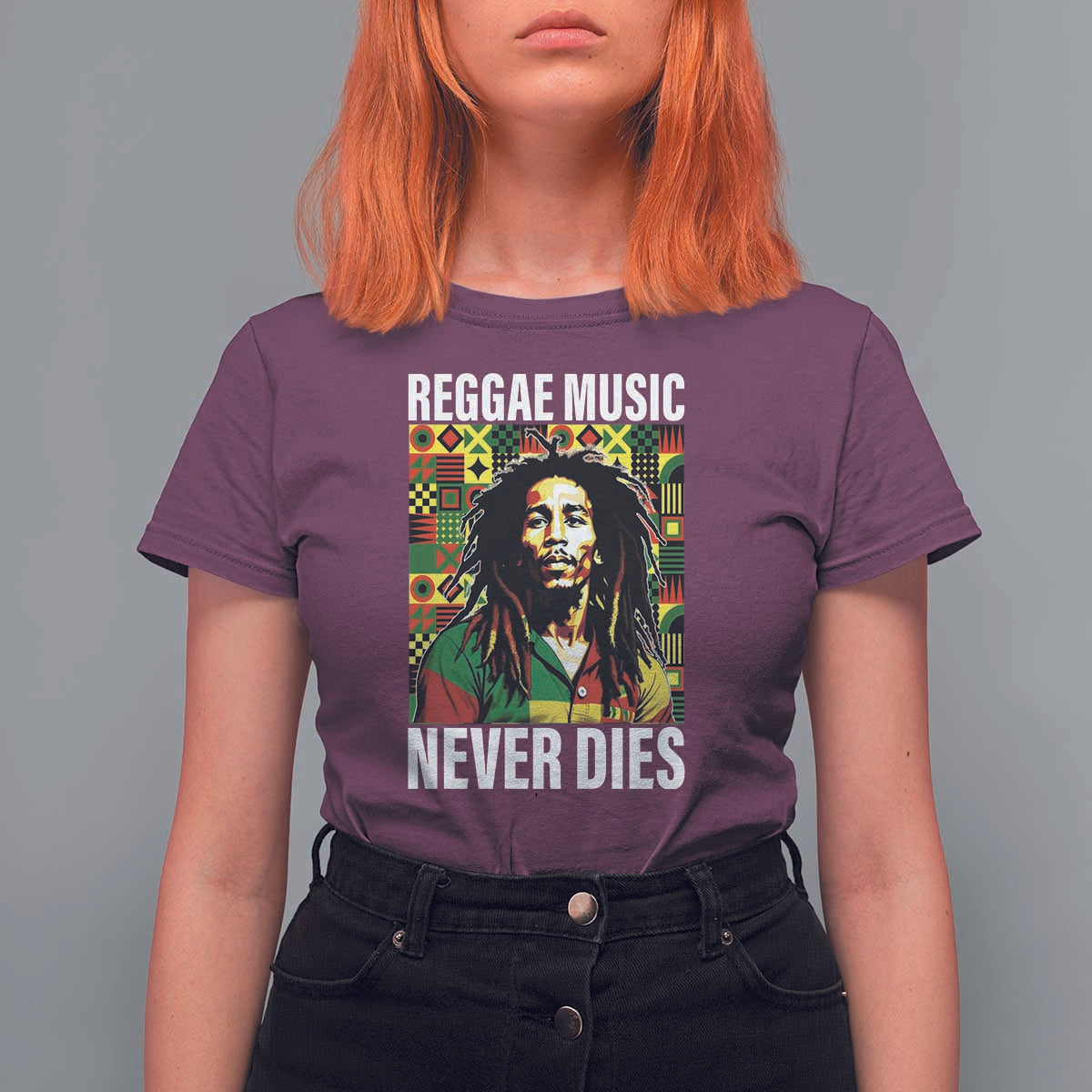 Legend Bob T Shirt For Women Reggae Music Never Dies Rasta - Wonder Print Shop