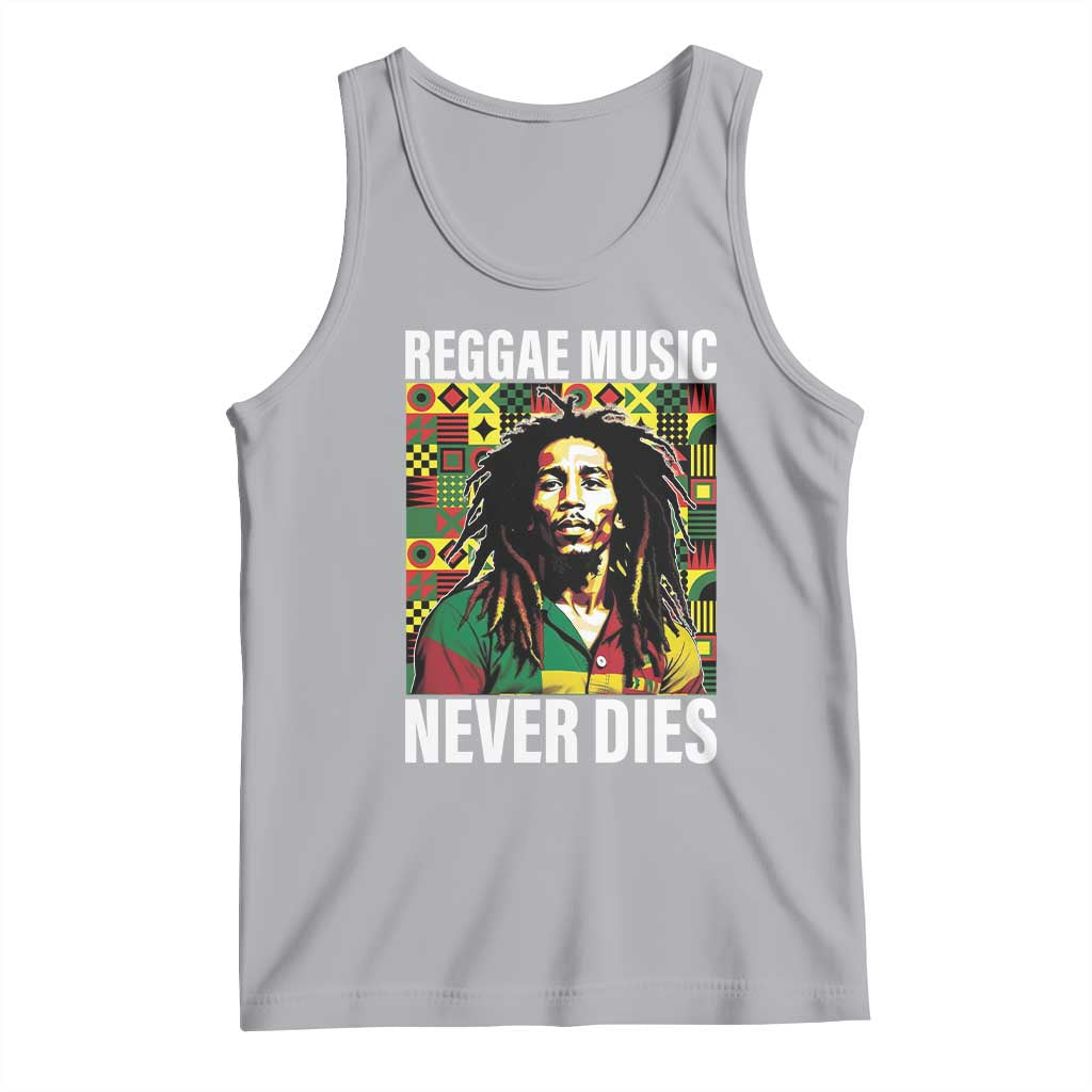 Legend Bob Tank Top Reggae Music Never Dies Rasta - Wonder Print Shop