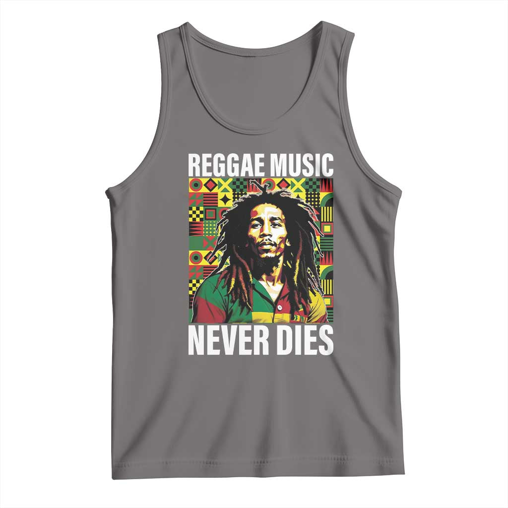 Legend Bob Tank Top Reggae Music Never Dies Rasta - Wonder Print Shop