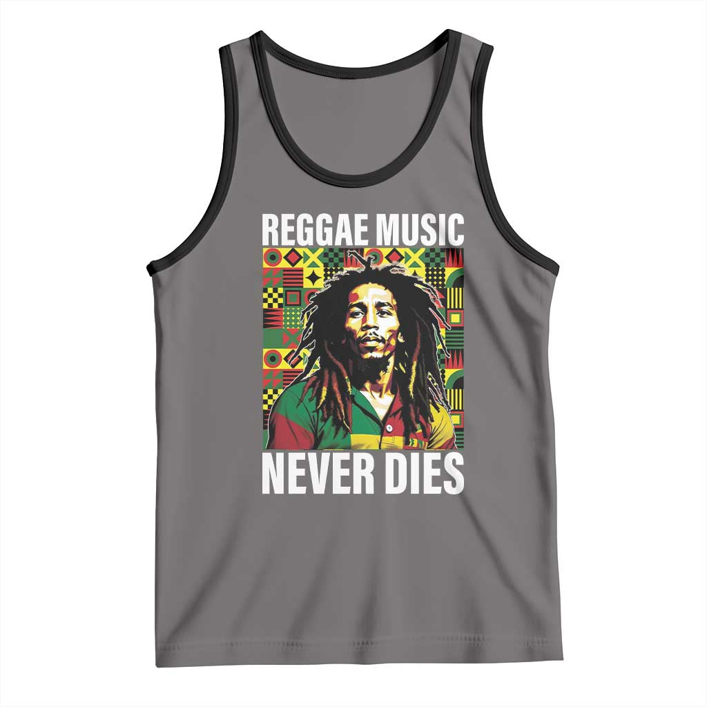 Legend Bob Tank Top Reggae Music Never Dies Rasta - Wonder Print Shop