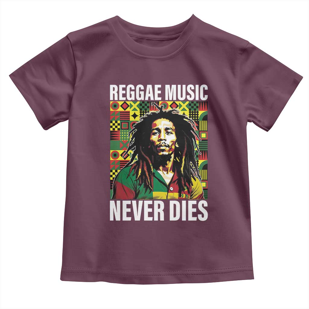 Legend Bob Toddler T Shirt Reggae Music Never Dies Rasta - Wonder Print Shop
