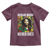 Legend Bob Toddler T Shirt Reggae Music Never Dies Rasta - Wonder Print Shop