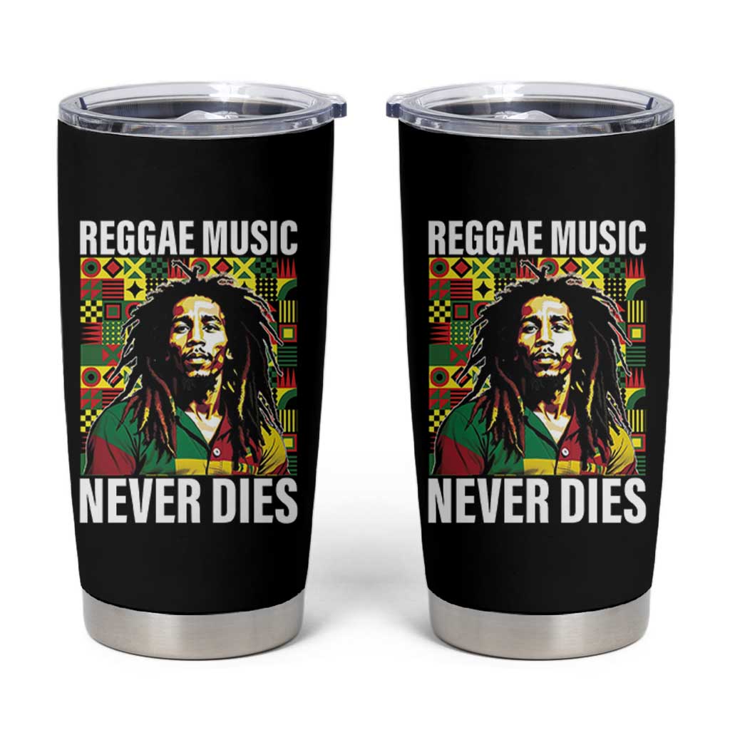 Legend Bob Tumbler Cup Reggae Music Never Dies Rasta - Wonder Print Shop