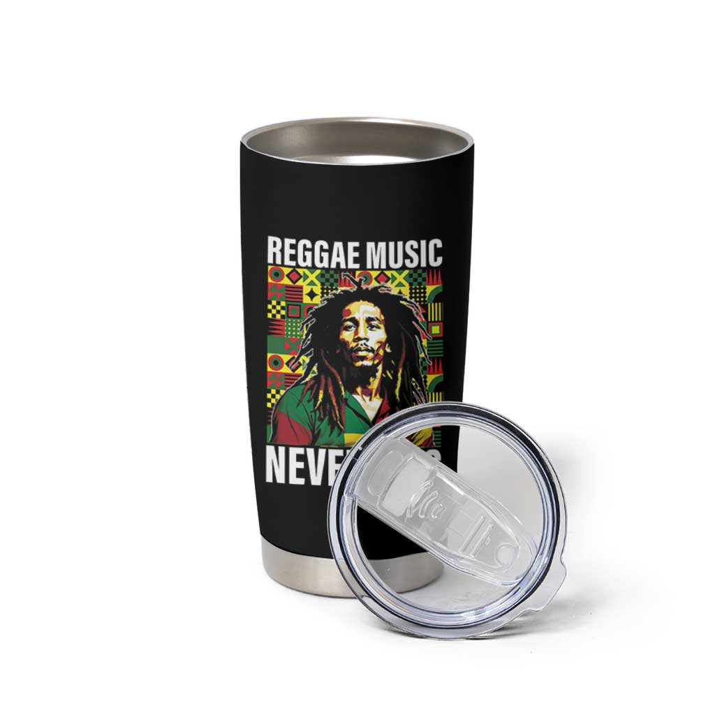 Legend Bob Tumbler Cup Reggae Music Never Dies Rasta - Wonder Print Shop