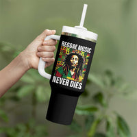 Legend Bob Tumbler With Handle Reggae Music Never Dies Rasta - Wonder Print Shop