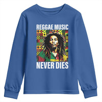 Legend Bob Youth Sweatshirt Reggae Music Never Dies Rasta - Wonder Print Shop