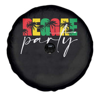 Reggae Party Spare Tire Cover Rastafari Jamaican Palm Tree Music - Wonder Print Shop