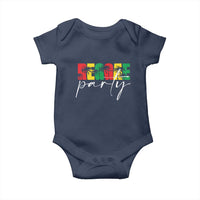 Reggae Party Baby Onesie Rastafari Jamaican Palm Tree Music - Wonder Print Shop