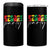Reggae Party 4 in 1 Can Cooler Tumbler Rastafari Jamaican Palm Tree Music - Wonder Print Shop