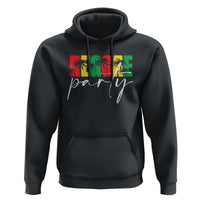 Reggae Party Hoodie Rastafari Jamaican Palm Tree Music - Wonder Print Shop