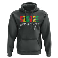 Reggae Party Hoodie Rastafari Jamaican Palm Tree Music - Wonder Print Shop