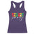 Reggae Party Racerback Tank Top Rastafari Jamaican Palm Tree Music - Wonder Print Shop