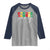 Reggae Party Raglan Shirt Rastafari Jamaican Palm Tree Music - Wonder Print Shop