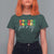 Reggae Party T Shirt For Women Rastafari Jamaican Palm Tree Music - Wonder Print Shop