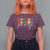 Reggae Party T Shirt For Women Rastafari Jamaican Palm Tree Music - Wonder Print Shop