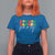 Reggae Party T Shirt For Women Rastafari Jamaican Palm Tree Music - Wonder Print Shop