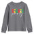 Reggae Party Youth Sweatshirt Rastafari Jamaican Palm Tree Music - Wonder Print Shop