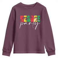 Reggae Party Youth Sweatshirt Rastafari Jamaican Palm Tree Music - Wonder Print Shop