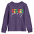 Reggae Party Youth Sweatshirt Rastafari Jamaican Palm Tree Music - Wonder Print Shop