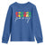 Reggae Party Youth Sweatshirt Rastafari Jamaican Palm Tree Music - Wonder Print Shop