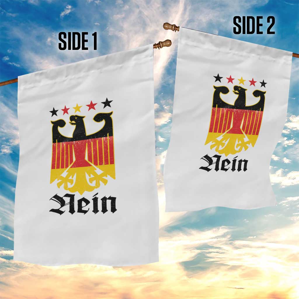 Funny German Eagle Garden Flag Vintage Nein No Germany Souvenir Oktoberfest - Wonder Print Shop