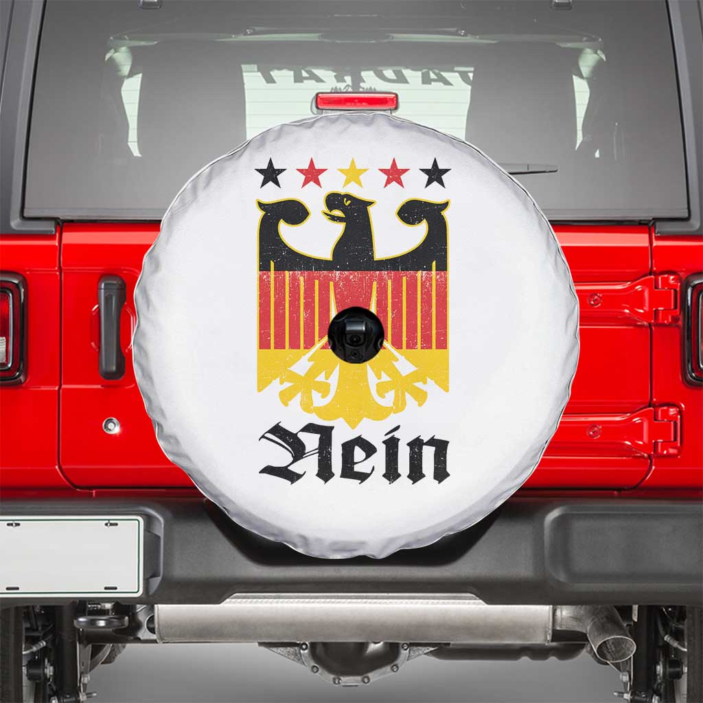 Funny German Eagle Spare Tire Cover Vintage Nein No Germany Souvenir Oktoberfest - Wonder Print Shop