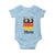 Funny German Eagle Baby Onesie Vintage Nein No Germany Souvenir Oktoberfest - Wonder Print Shop
