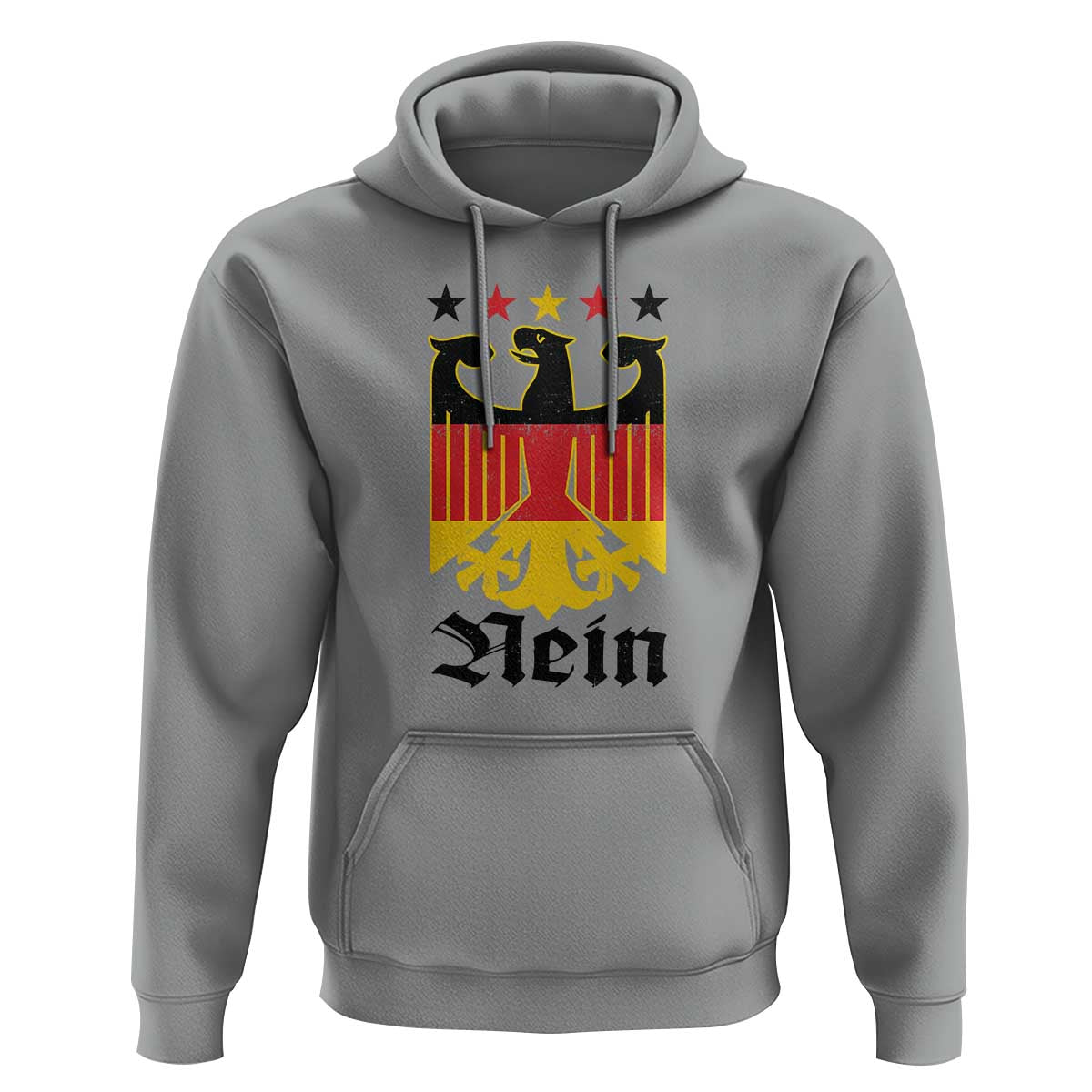 Funny German Eagle Hoodie Vintage Nein No Germany Souvenir Oktoberfest - Wonder Print Shop