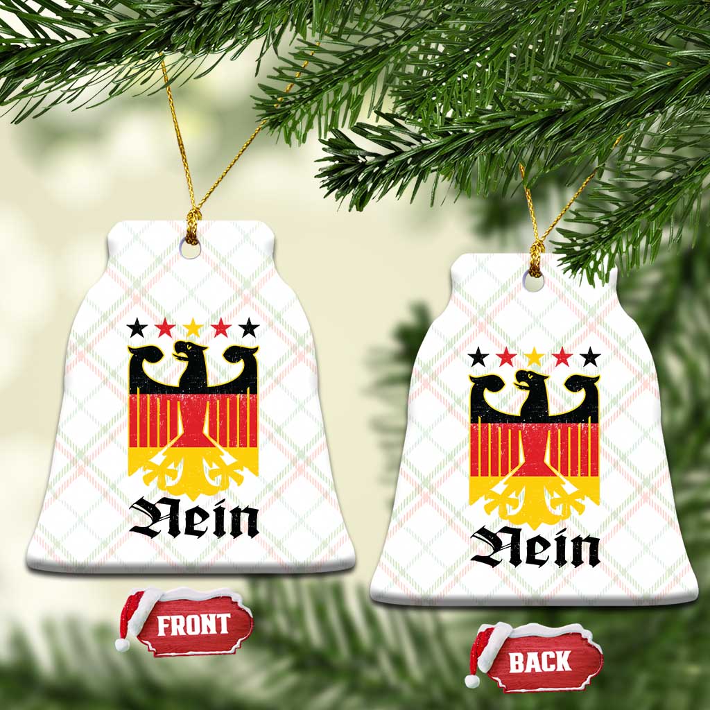 Funny German Eagle Ceramic Ornament Vintage Nein No Germany Souvenir Oktoberfest - Wonder Print Shop
