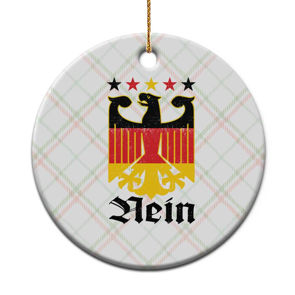 Funny German Eagle Ceramic Ornament Vintage Nein No Germany Souvenir Oktoberfest - Wonder Print Shop