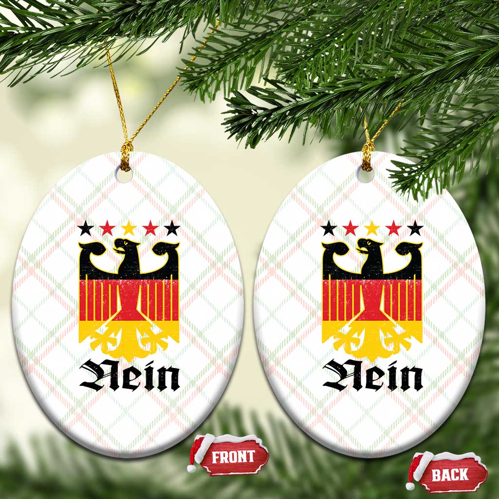Funny German Eagle Ceramic Ornament Vintage Nein No Germany Souvenir Oktoberfest - Wonder Print Shop