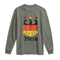 Funny German Eagle Long Sleeve Shirt Vintage Nein No Germany Souvenir Oktoberfest - Wonder Print Shop