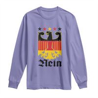 Funny German Eagle Long Sleeve Shirt Vintage Nein No Germany Souvenir Oktoberfest - Wonder Print Shop