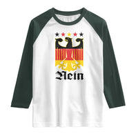 Funny German Eagle Raglan Shirt Vintage Nein No Germany Souvenir Oktoberfest - Wonder Print Shop