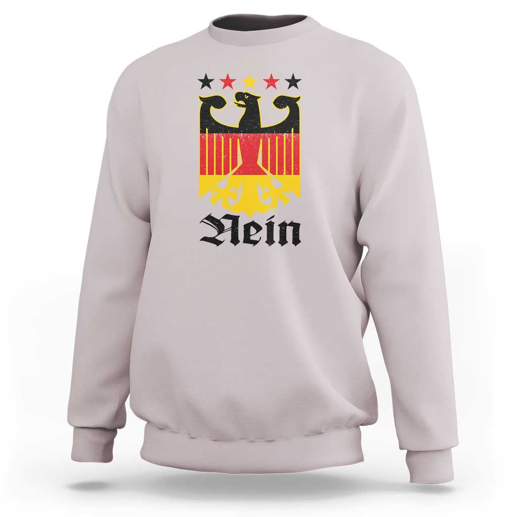 Funny German Eagle Sweatshirt Vintage Nein No Germany Souvenir Oktoberfest - Wonder Print Shop