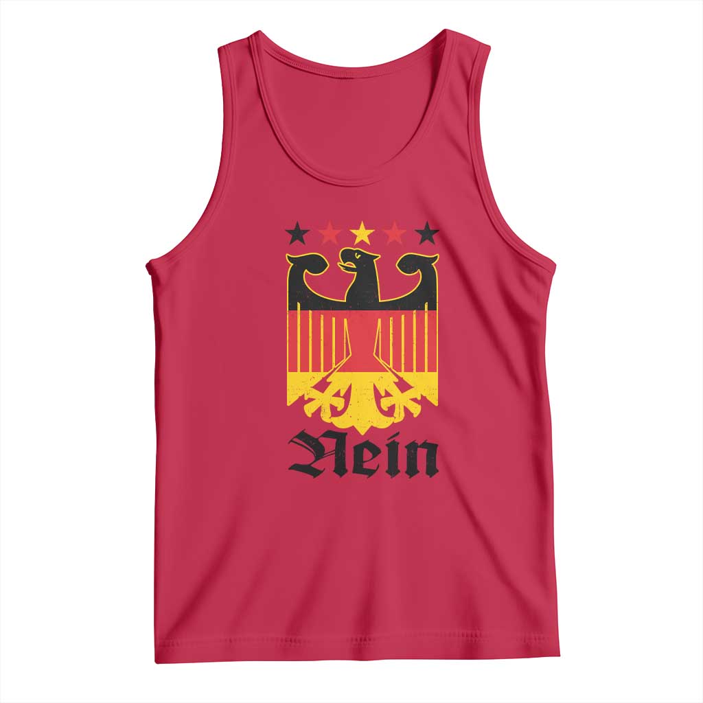 Funny German Eagle Tank Top Vintage Nein No Germany Souvenir Oktoberfest - Wonder Print Shop